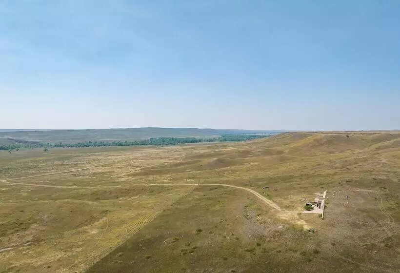 田舎風ホテル Cheyenne River Ranch With Hot Tub