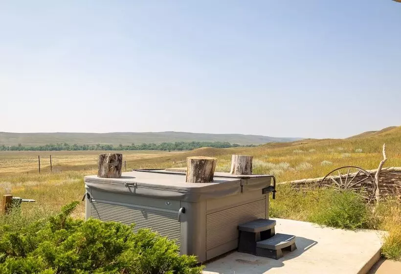田舎風ホテル Cheyenne River Ranch With Hot Tub