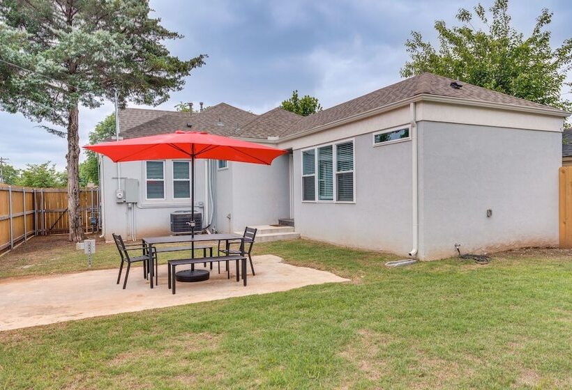 Modern Oklahoma City Home W/ Private Backyard!