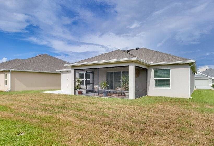 Sumterville Home In The Villages: Screened Porch!