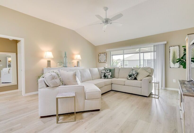 Sumterville Home In The Villages: Screened Porch!