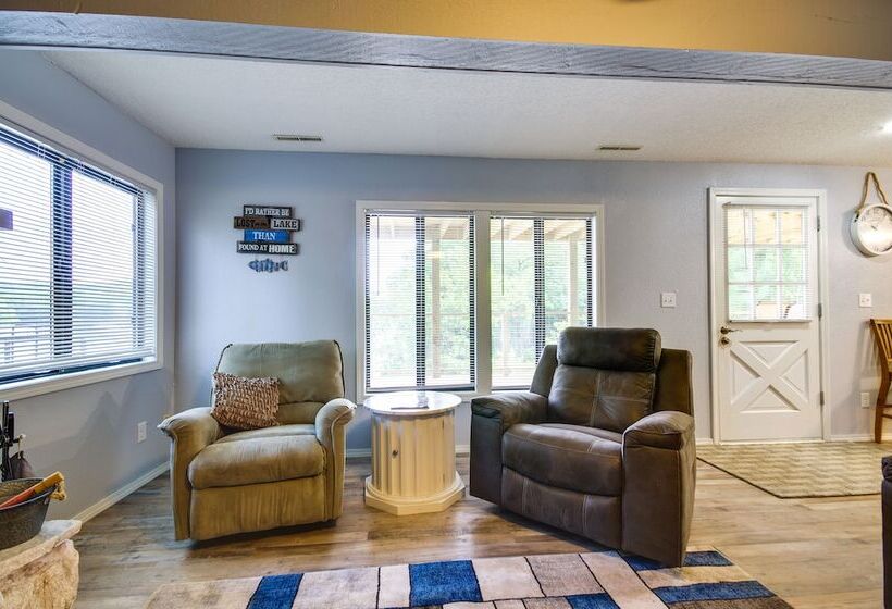 Waterfront Home W/ Views & Dock In Sunrise Beach!