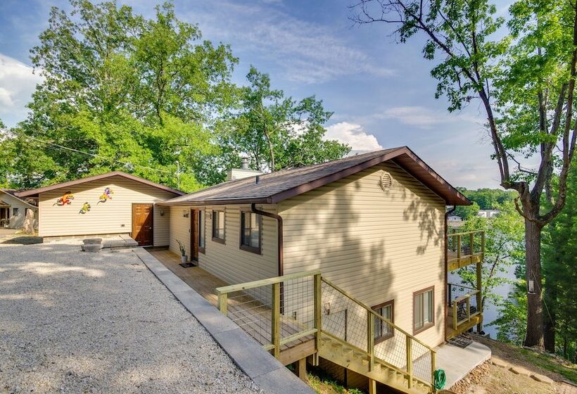 Waterfront Home W/ Views & Dock In Sunrise Beach!