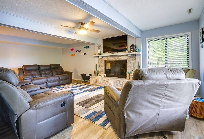 Waterfront Home W/ Views & Dock In Sunrise Beach!