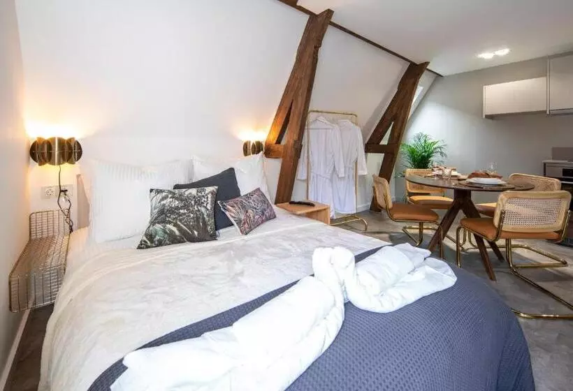 Aamiaismajoitus (B&B) New Family Top Floor Apartment Utopia 10min To Rotterdam Central City App5