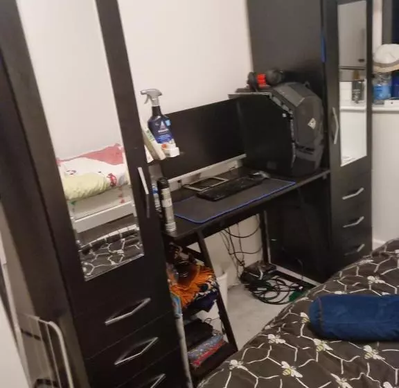 ペンション Trundle Bed  With Office Desk, Small Room