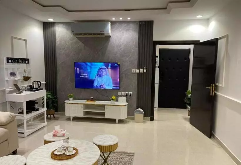 شقة غرفة وصالة دخول ذاتي ضمن فيلا سكنية حي الرمال