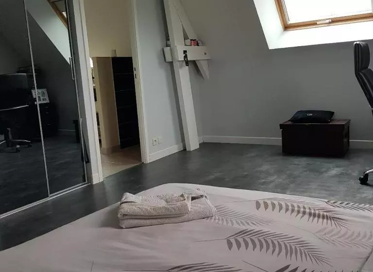 ベッドアンドブレックファースト Grande Chambre Entre Caen Et La Mer Chambre Terrasse Jardin Et Piscine