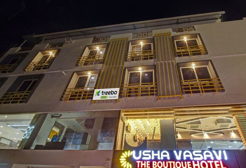 בית מלון כפרי Treebo Usha Vasivi Alipiri Road, 2 Km From Tirupati Central Bus Station