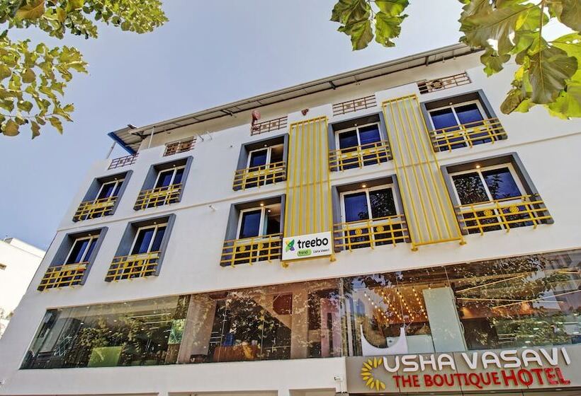 בית מלון כפרי Treebo Usha Vasivi Alipiri Road, 2 Km From Tirupati Central Bus Station