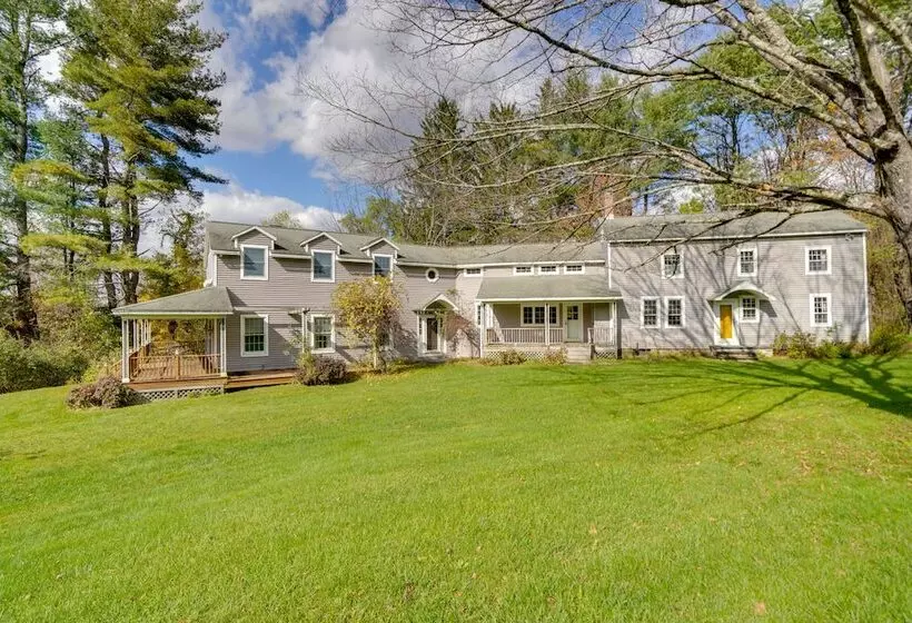 Historic New Lebanon Hideaway On 33 Private Acres!