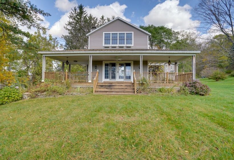 Historic New Lebanon Hideaway On 33 Private Acres!