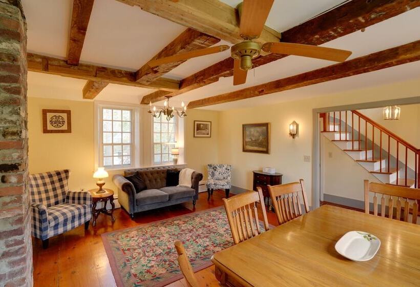 Historic New Lebanon Hideaway On 33 Private Acres!
