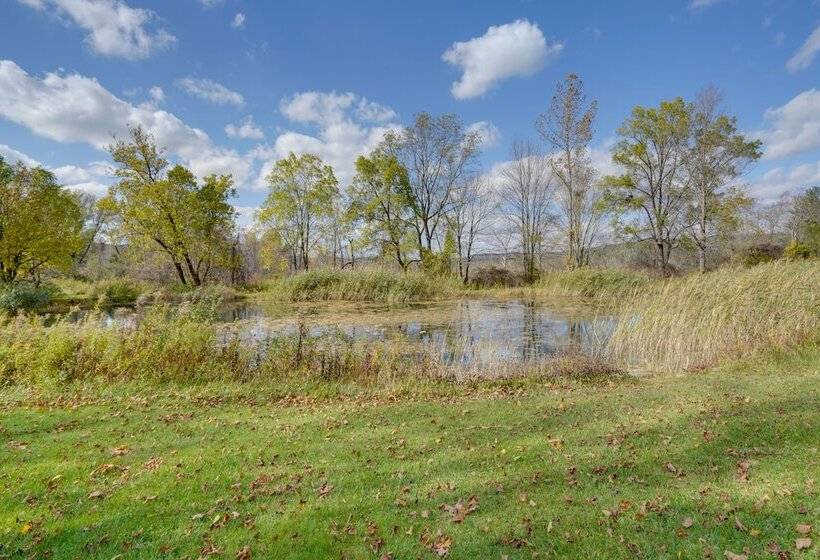 Historic New Lebanon Hideaway On 33 Private Acres!