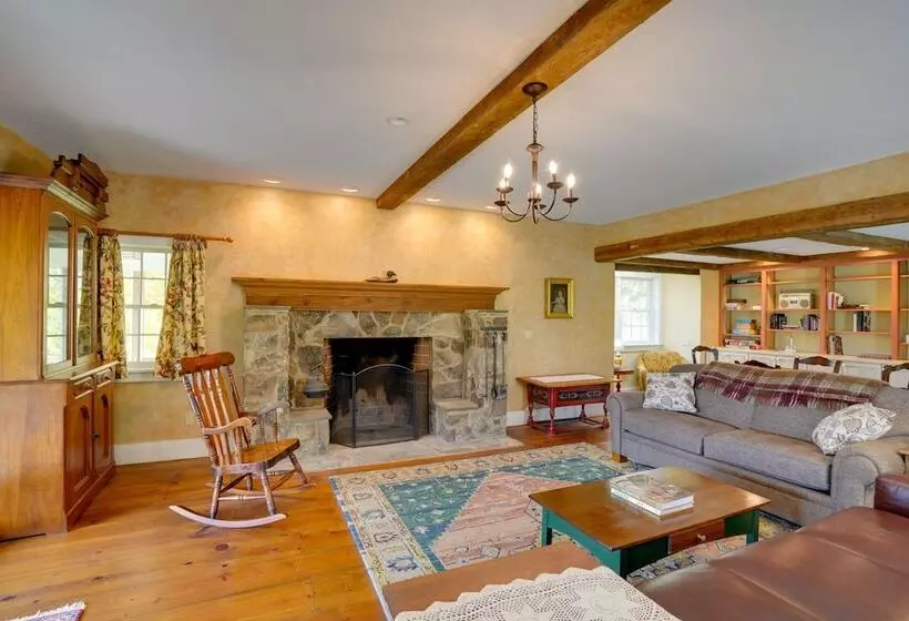 Historic New Lebanon Hideaway On 33 Private Acres!