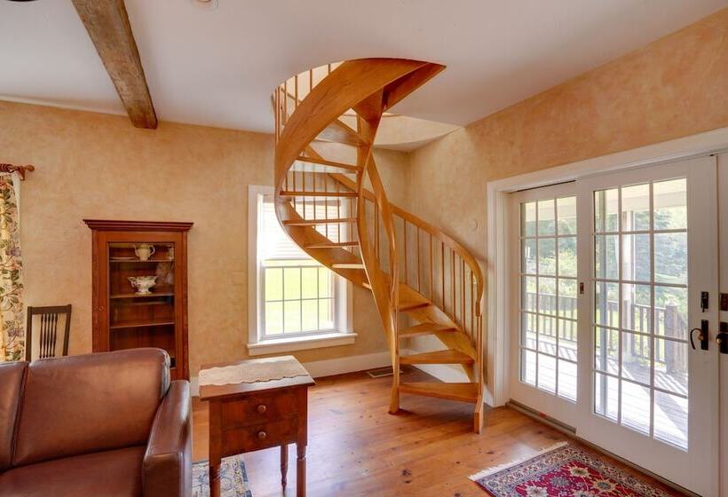 Historic New Lebanon Hideaway On 33 Private Acres!