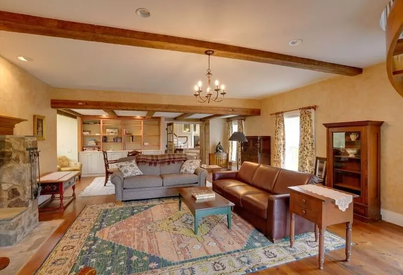 Historic New Lebanon Hideaway On 33 Private Acres!