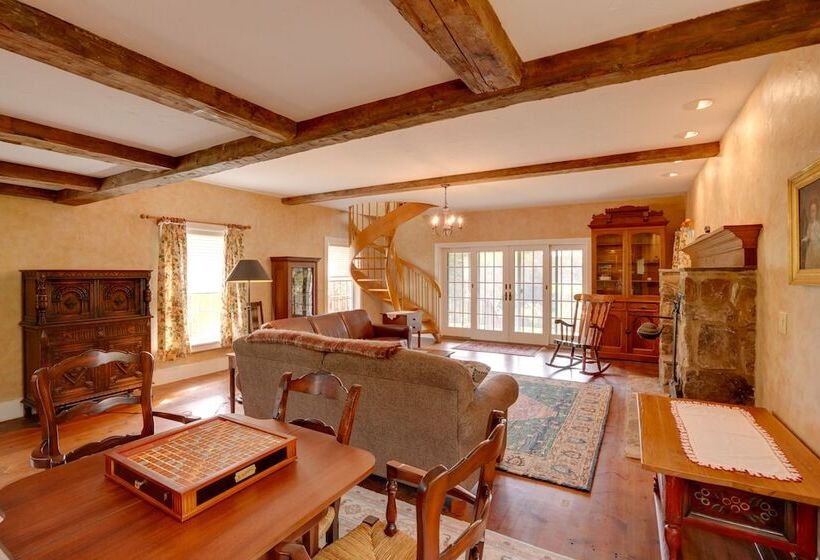 Historic New Lebanon Hideaway On 33 Private Acres!