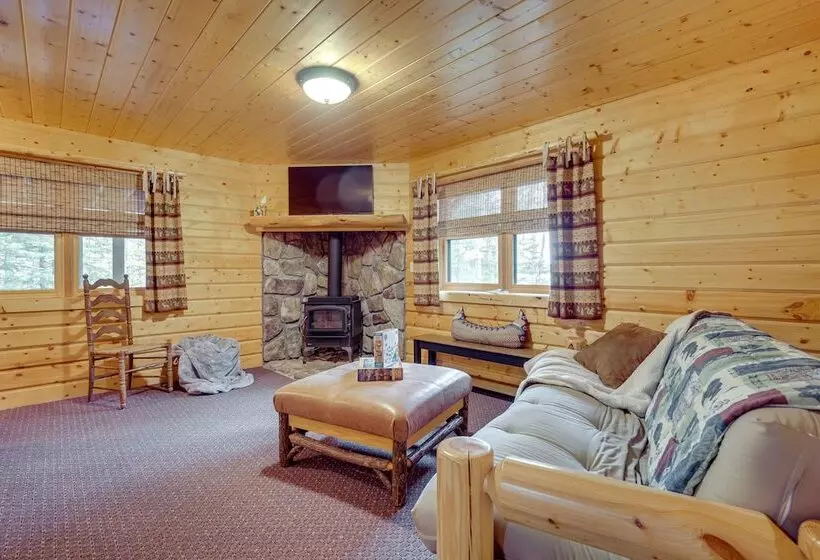 Lakefront Presque Isle Cabin W/ Private Dock