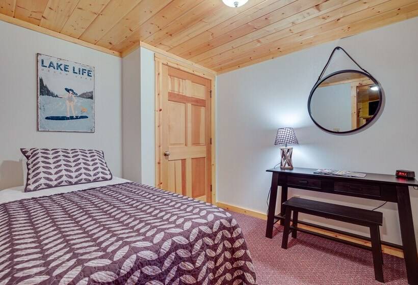 Lakefront Presque Isle Cabin W/ Private Dock