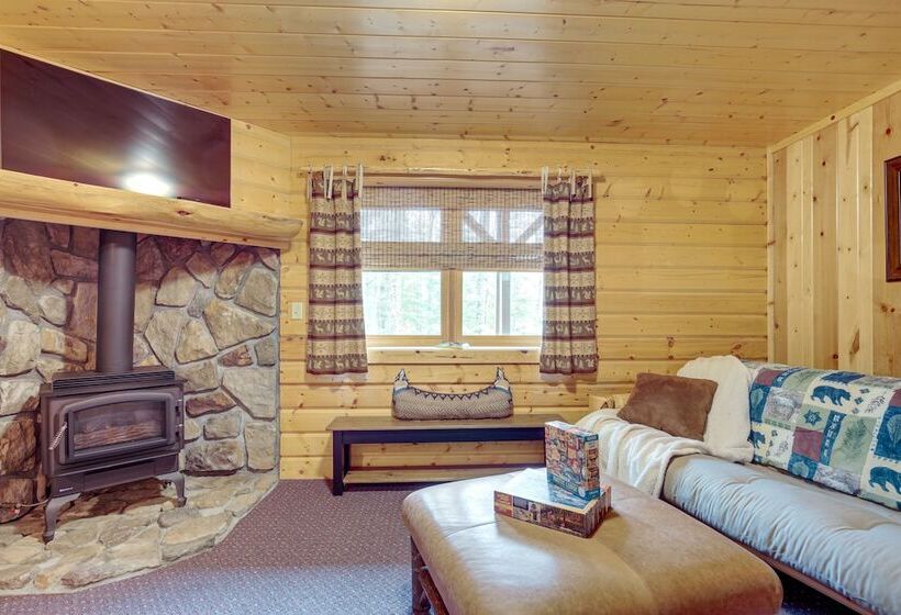 Lakefront Presque Isle Cabin W/ Private Dock