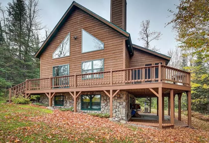 Lakefront Presque Isle Cabin W/ Private Dock