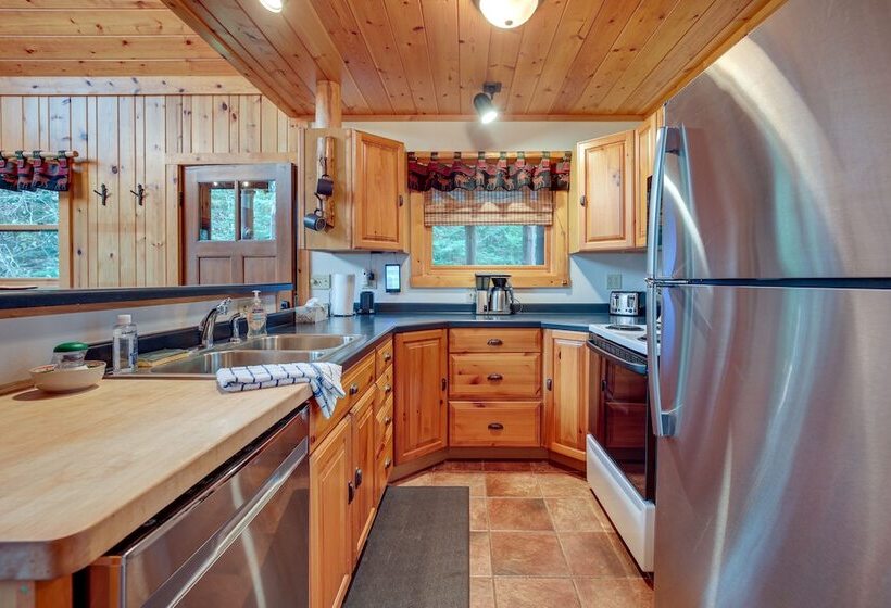 Lakefront Presque Isle Cabin W/ Private Dock