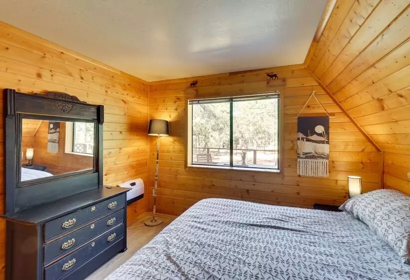 Rustic Modern Overgaard Cabin W/ Decks & Fire Pit!