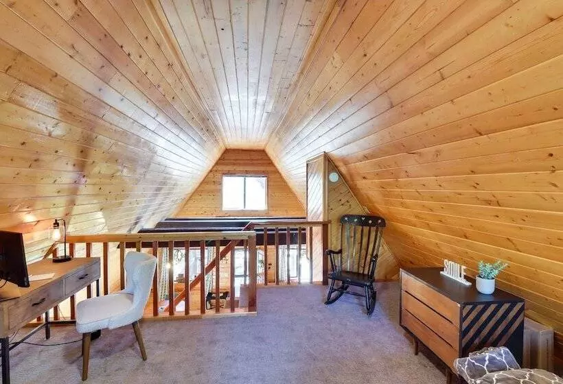 Rustic Modern Overgaard Cabin W/ Decks & Fire Pit!