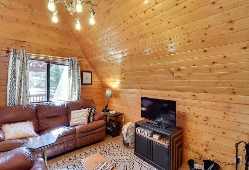 Rustic Modern Overgaard Cabin W/ Decks & Fire Pit!