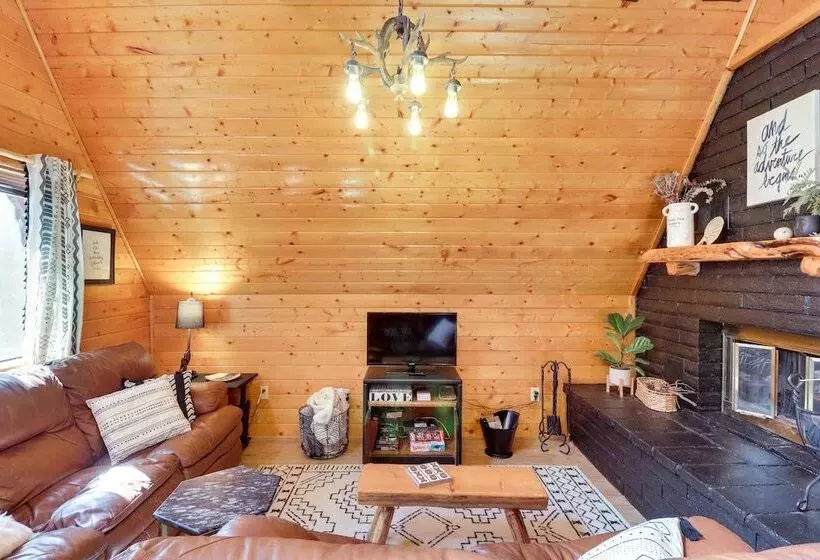 Rustic Modern Overgaard Cabin W/ Decks & Fire Pit!