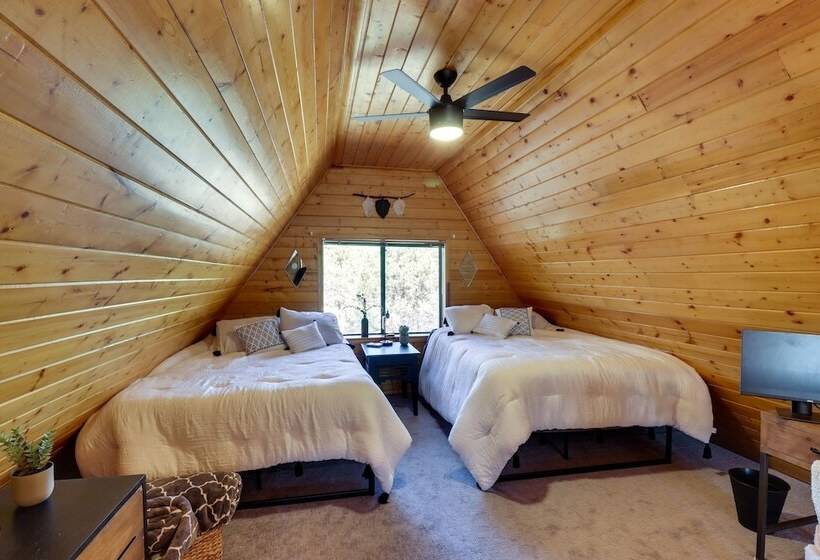 Rustic Modern Overgaard Cabin W/ Decks & Fire Pit!