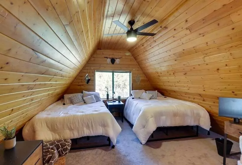 Rustic Modern Overgaard Cabin W/ Decks & Fire Pit!