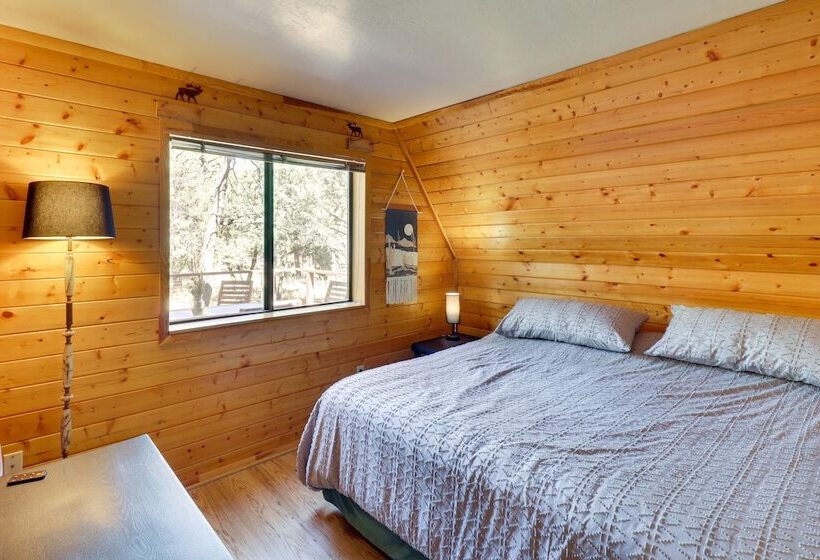 Rustic Modern Overgaard Cabin W/ Decks & Fire Pit!