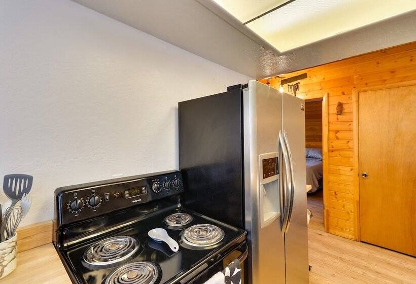 Rustic Modern Overgaard Cabin W/ Decks & Fire Pit!