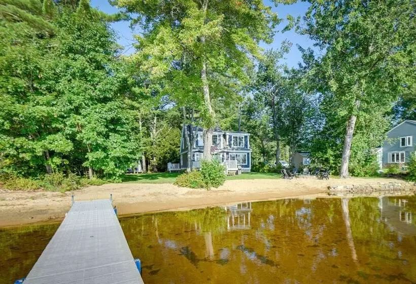 Lakefront Center Ossipee Home W/ Boat Dock!