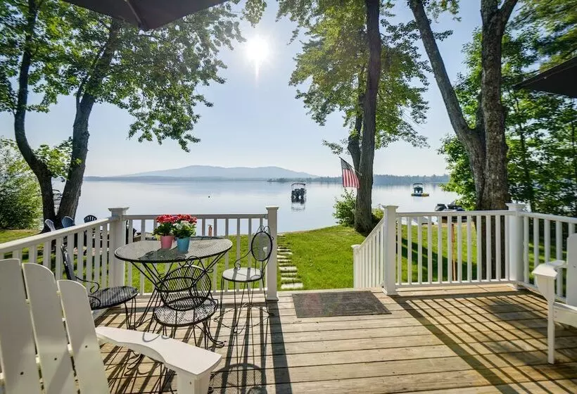 Lakefront Center Ossipee Home W/ Boat Dock!