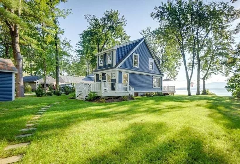 Lakefront Center Ossipee Home W/ Boat Dock!