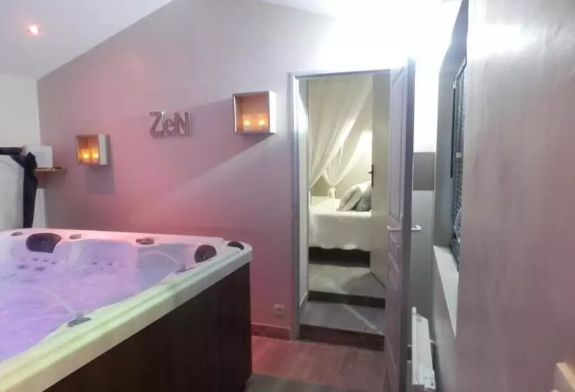 Aamiaismajoitus (B&B) Suite Luxe Avec Sauna Et Jacuzzi Privée