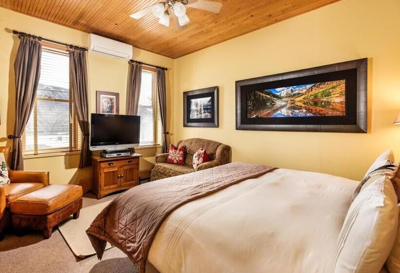 Independence Square Unit 309, Downtown Hotel Room With A/c In Aspen, Wet Bar & More