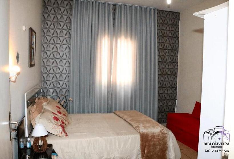 펜션 Quarto Duplo Em Casa Com Piscina Bh Próx. Savasssi