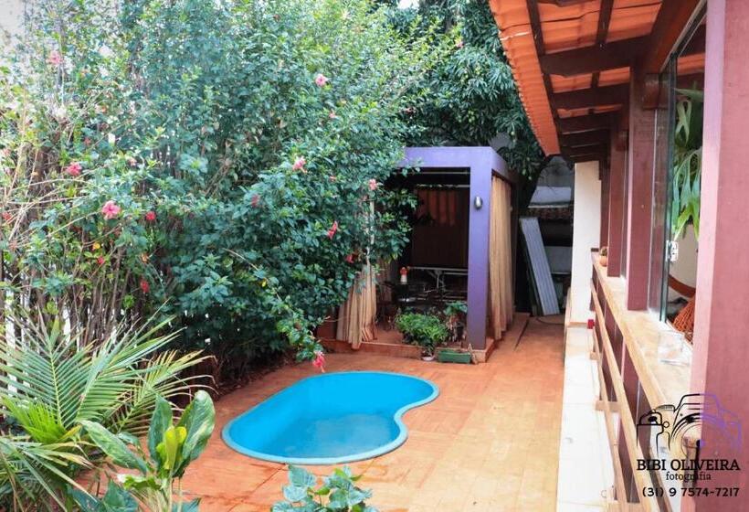 펜션 Quarto Duplo Em Casa Com Piscina Bh Próx. Savasssi