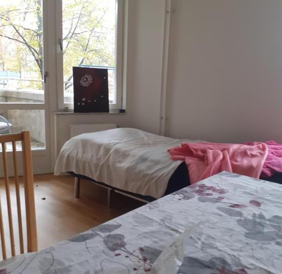 مبيت وإفطار Konstnärsstudio M Balkong