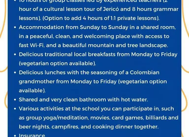 ユースホステル Spanglish Colombia