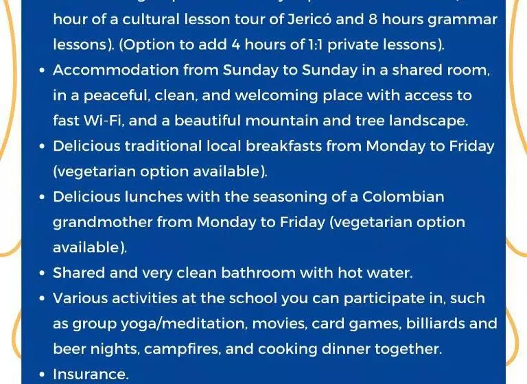 ユースホステル Spanglish Colombia