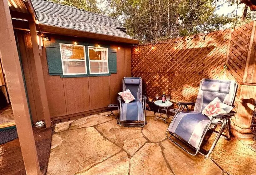 ペンション Tranquil Mountain Refuge Cabin In Santa Cruz