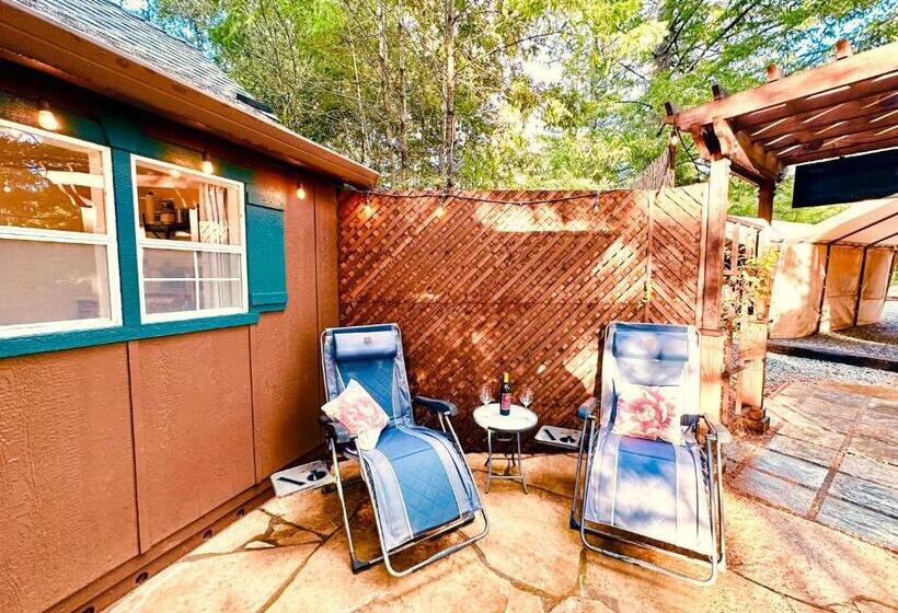 膳宿费 Tranquil Mountain Refuge Cabin In Santa Cruz