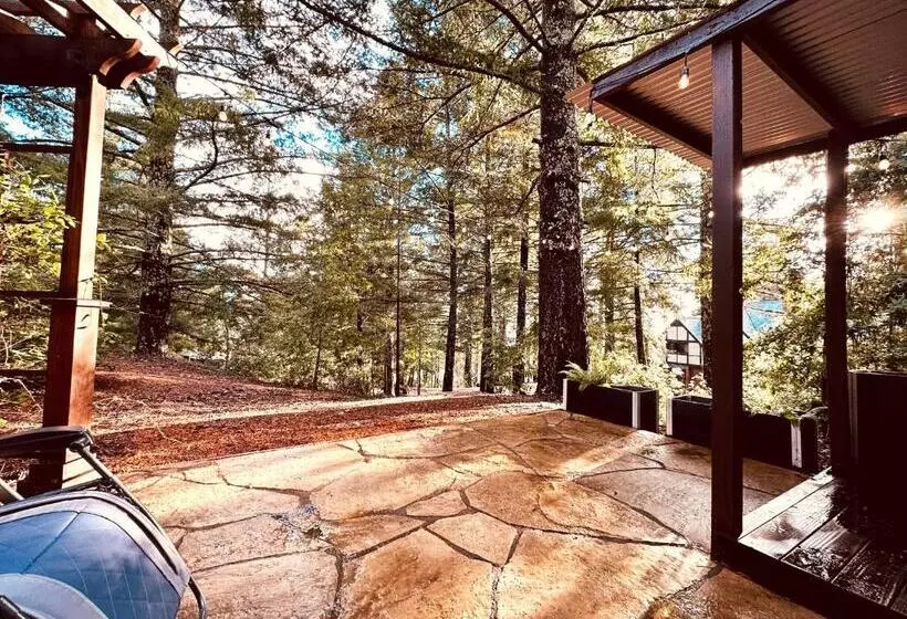 ペンション Tranquil Mountain Refuge Cabin In Santa Cruz