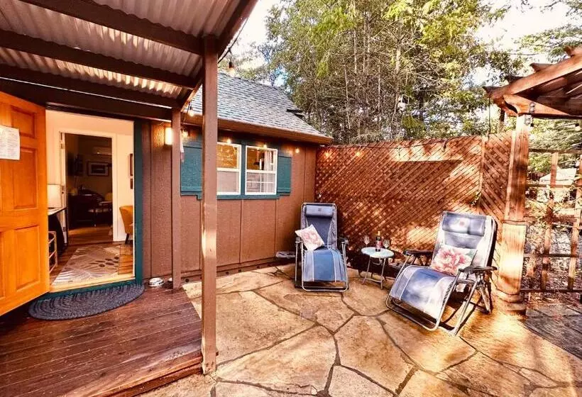 ペンション Tranquil Mountain Refuge Cabin In Santa Cruz