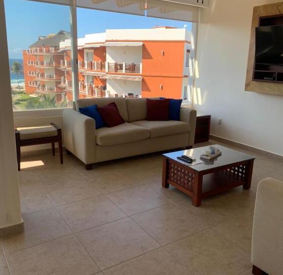 ホテル Condominio Con Vista Al Mar